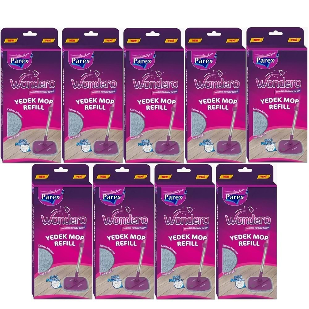 Parex Wondero Yedek Paspas Mop Refill (9 Lu Set)