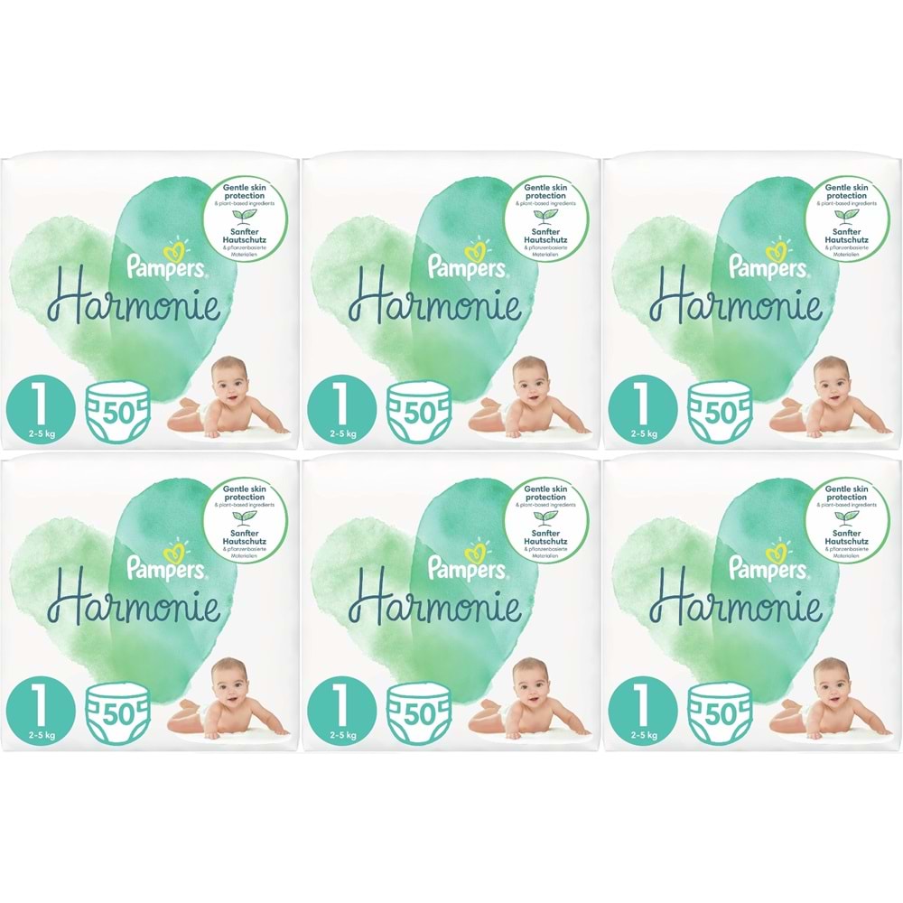 Prima Pampers Harmonie Bebek Bezi 1 Beden 2-5 KG Yeni Doğan 300 Adet Eksta Ultra Fırsat Pk