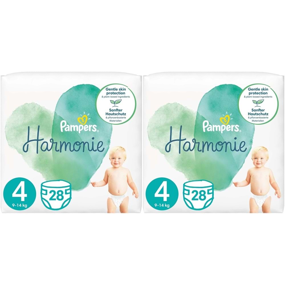 Prima Pampers Harmonie Bebek Bezi 4 Beden 9-14 KG Maxi 56 Adet Ekonomik Ultra Fırsat Pk