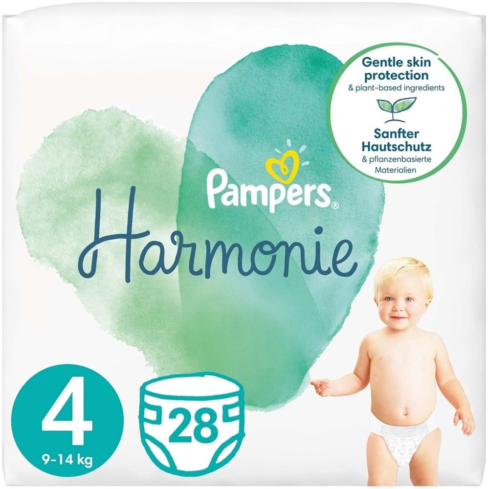 Prima Pampers Harmonie Bebek Bezi 4 Beden 9-14 KG Maxi 84 Adet Aylık Ultra Fırsat Pk