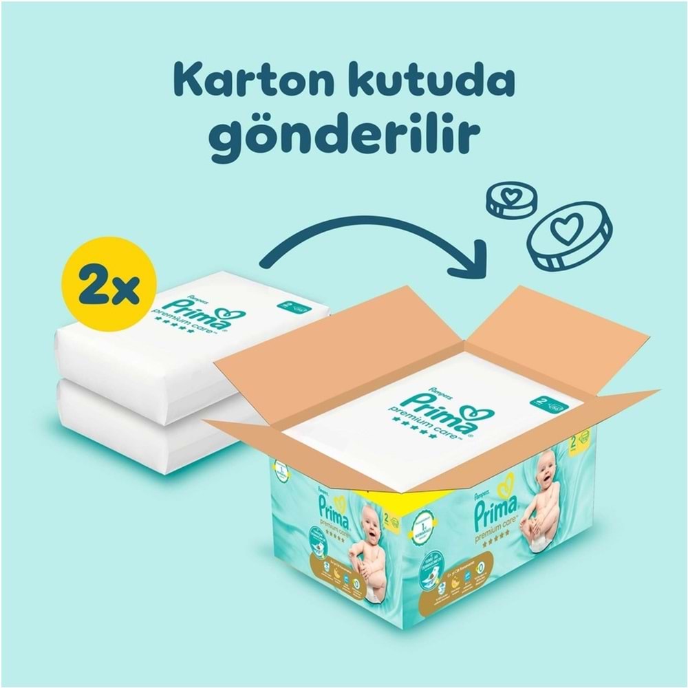 Prima Premium Care Bebek Bezi 2 Beden 4-8 KG Mini 448 Adet Avantaj Ultra Fırsat Pk