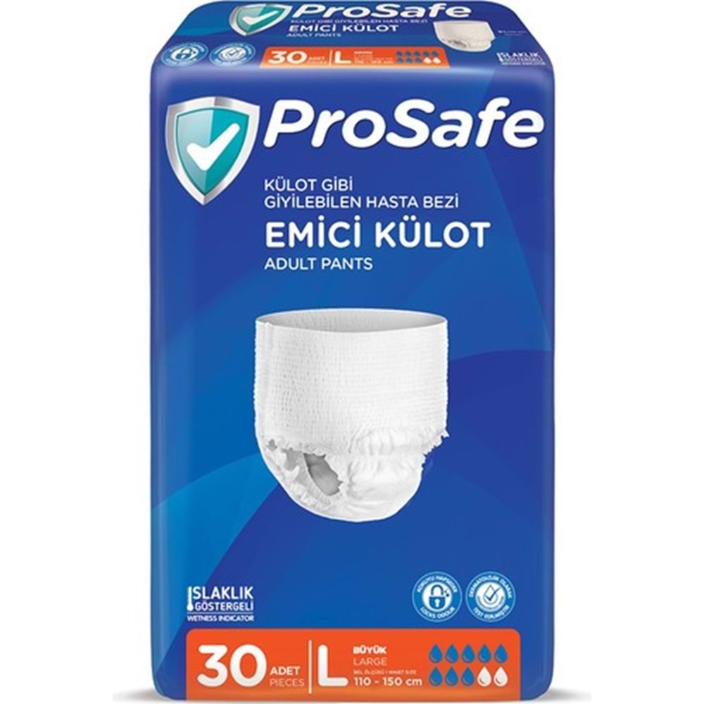 Prosafe Emici Külot Yetişkin Bezi Büyük-Large 240 Adet (8PK*30)