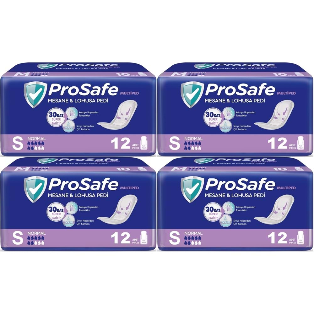 Prosafe Mesane & Lohusa Pedi S - Küçük - Small Normal 48 Adet (4PK*12)