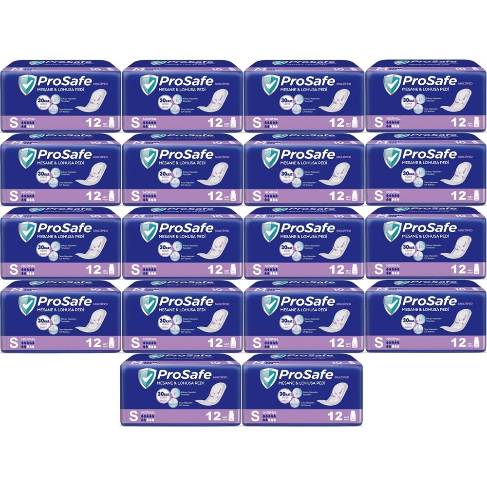 Prosafe Mesane & Lohusa Pedi S - Küçük - Small Normal 216 Adet (18PK*12)