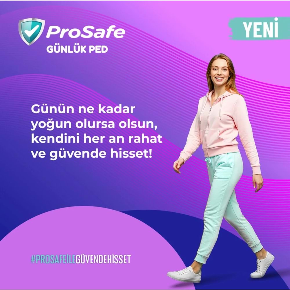 Prosafe Günlük Ped Extra Uzun 1200 Adet