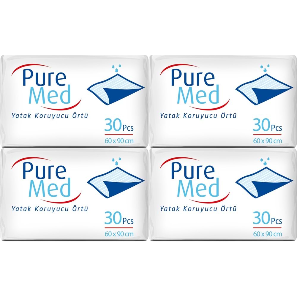 Puremed Yetişkin Yatak Koruyucu 60*90CM 120 Adet (4PK*30)