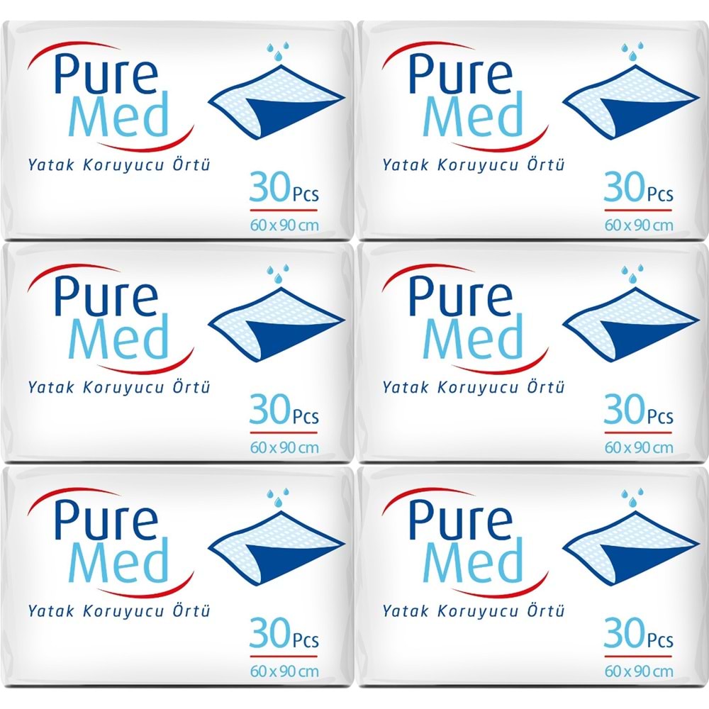 Puremed Yetişkin Yatak Koruyucu 60*90CM 180 Adet (6PK*30)