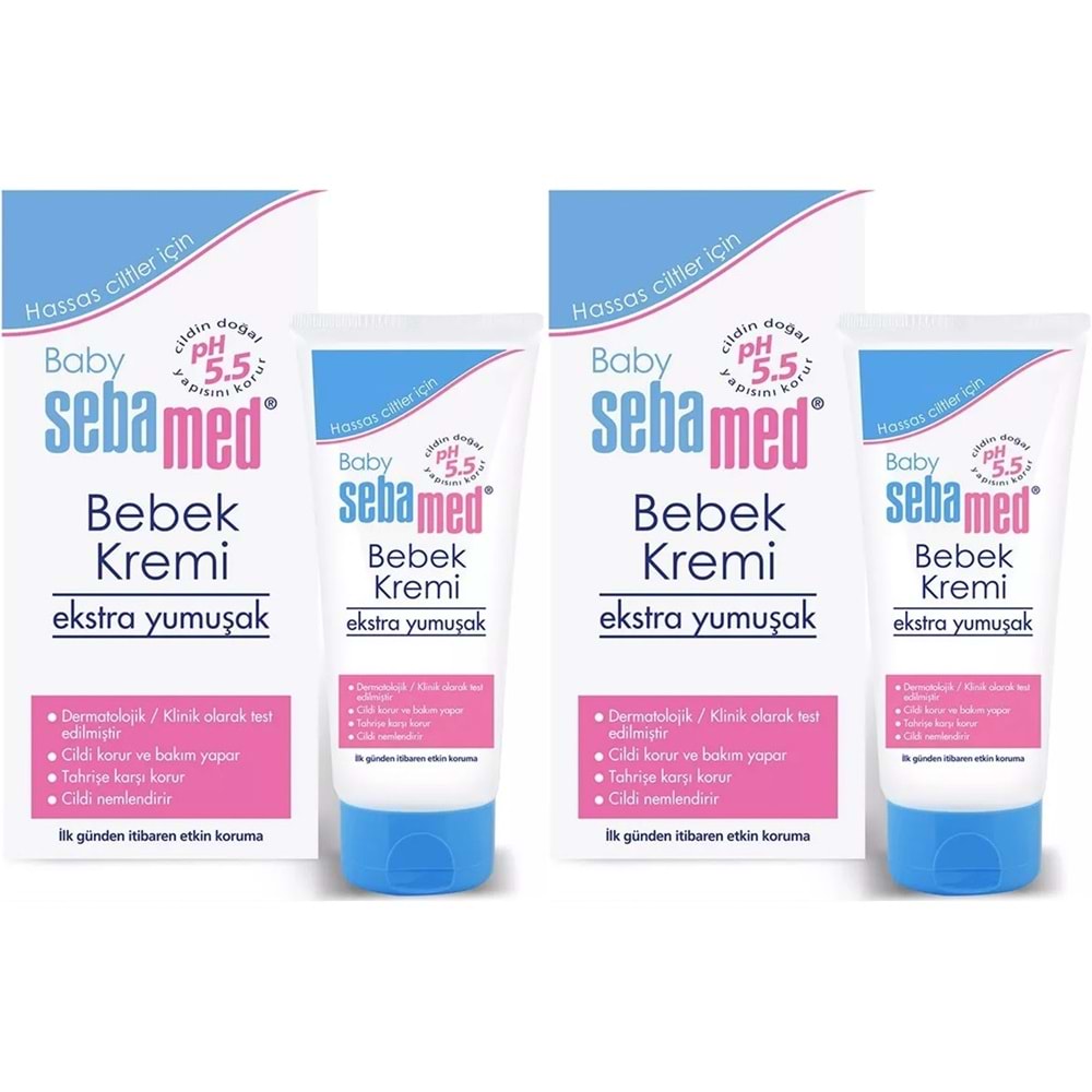 Sebamed Bebek Kremi 200ML (Ekstra Yumuşak) (2 Li Set)