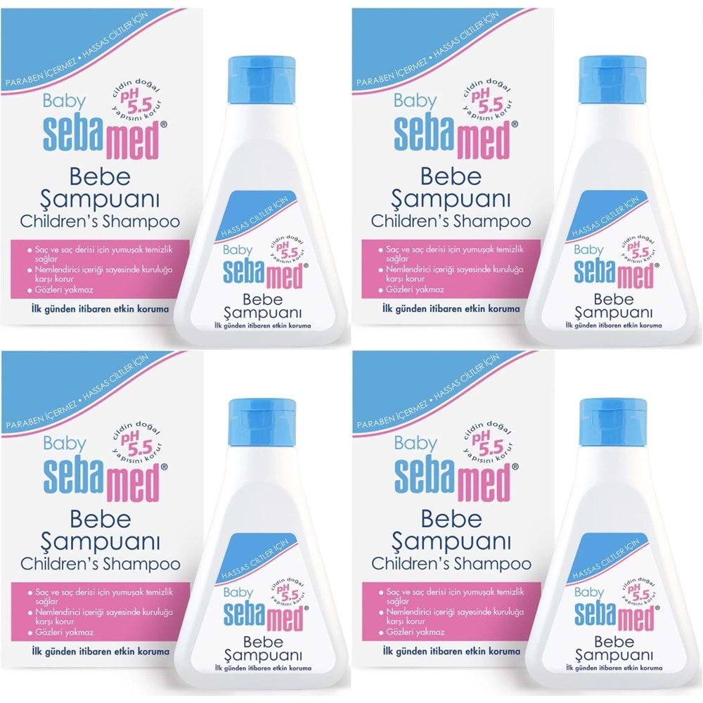 Sebamed Bebek Şampuanı 250ML (4 Lü Set)