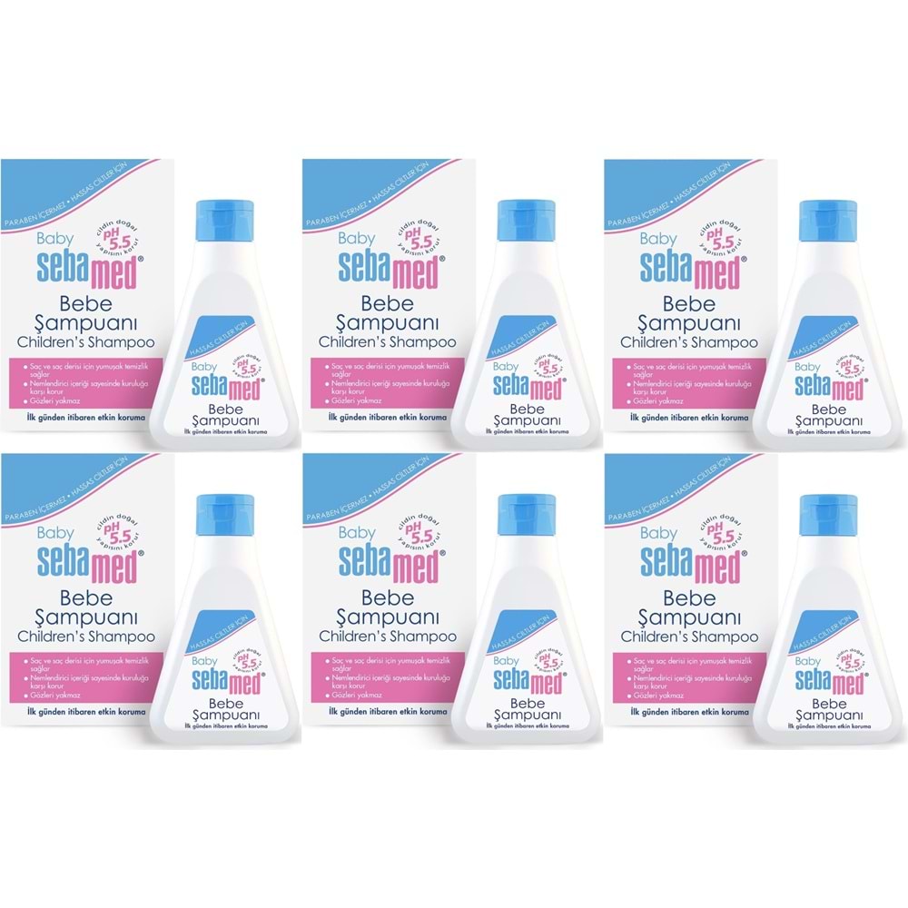 Sebamed Bebek Şampuanı 250ML (6 Lı Set)