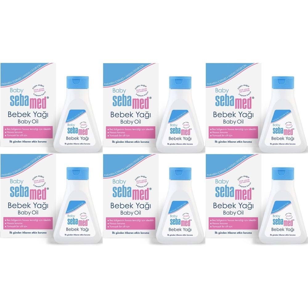 Sebamed Bebek Yağı 150ML (6 Lı Set)