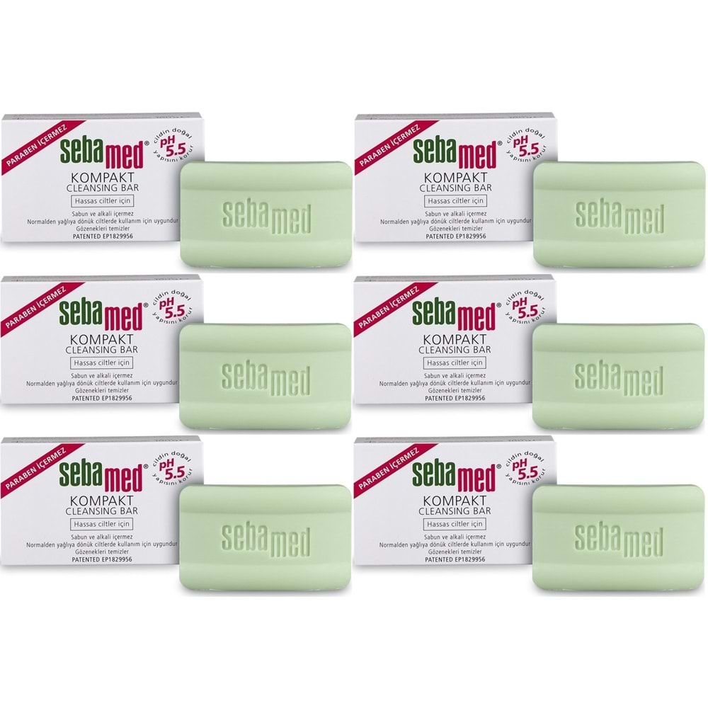 Sebamed Sabun Kompakt Hassas Cilt 100GR (6 Lı Set)