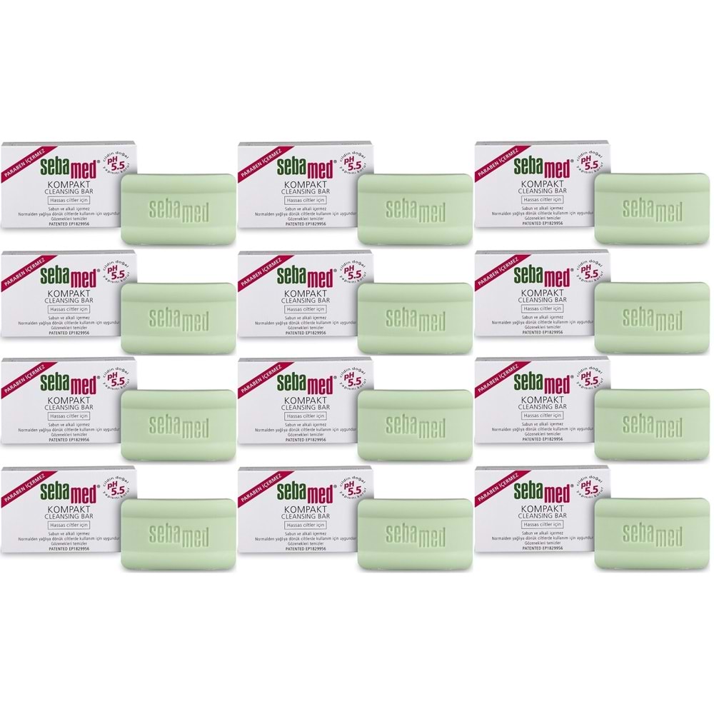 Sebamed Sabun Kompakt Hassas Cilt 100GR (12 Li Set)