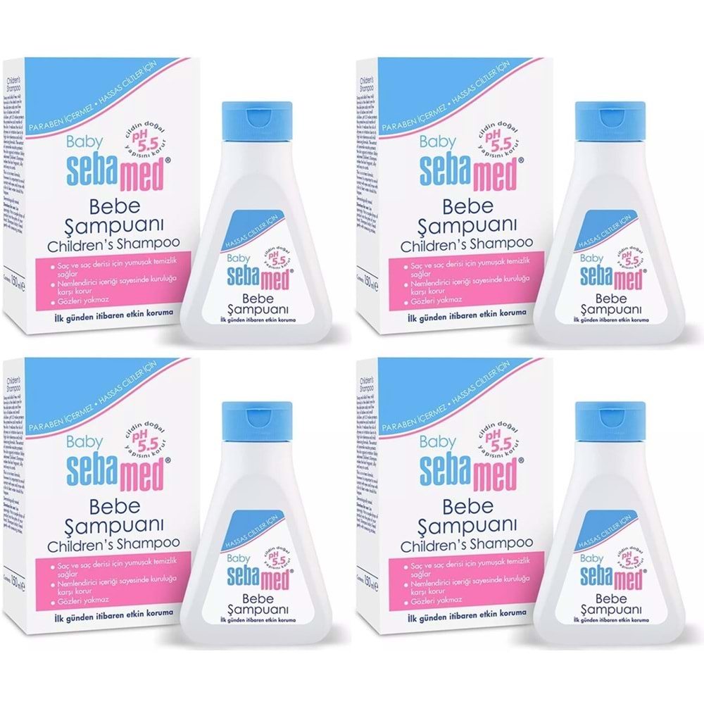 Sebamed Bebek Şampuanı 150ML (4 Lü Set)