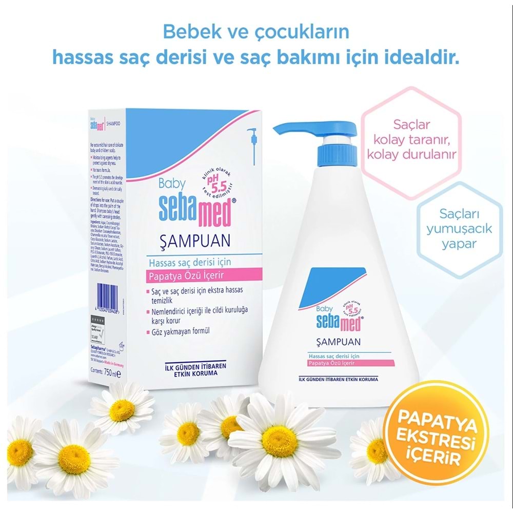 Sebamed Bebek Şampuanı 750ML Pompalı (Fırsat Pk) (3 Lü Set)