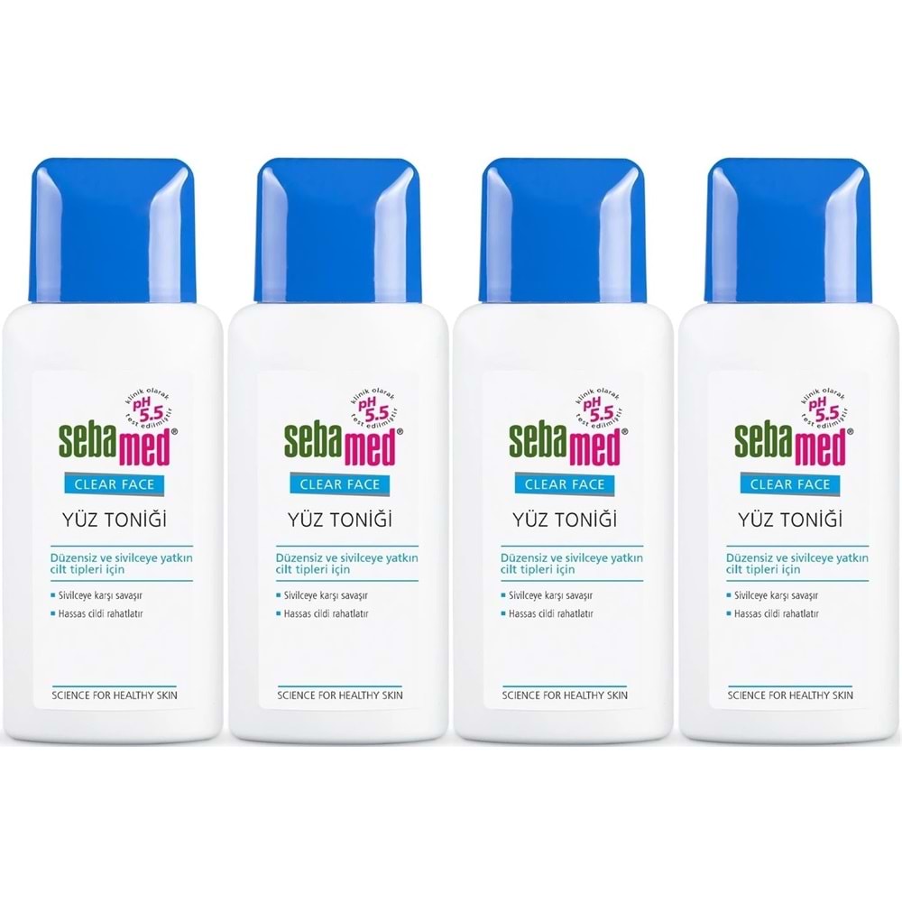Sebamed Clear Face Temizleyici Yüz Toniği 150ML (4 Lü Set)