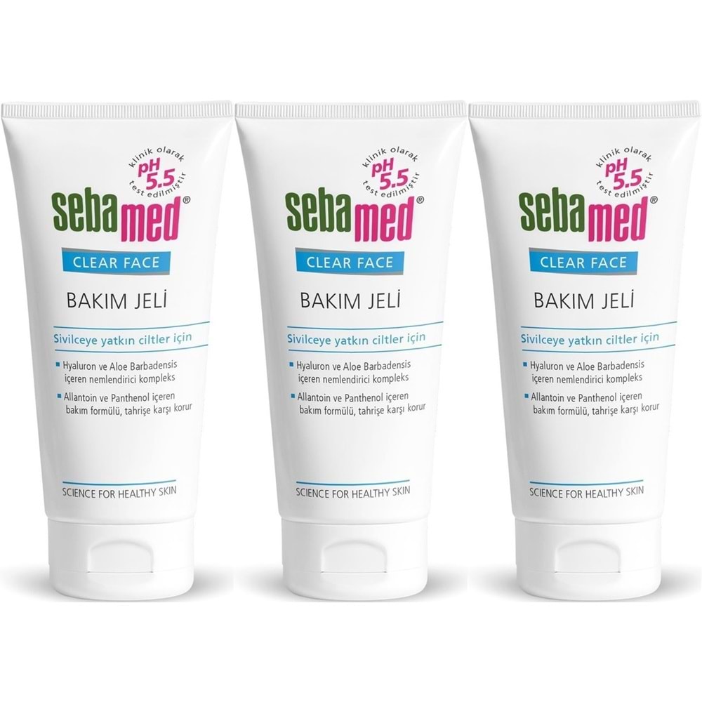 Sebamed Clear Face Bakım Jeli 50ML (3 Lü Set)