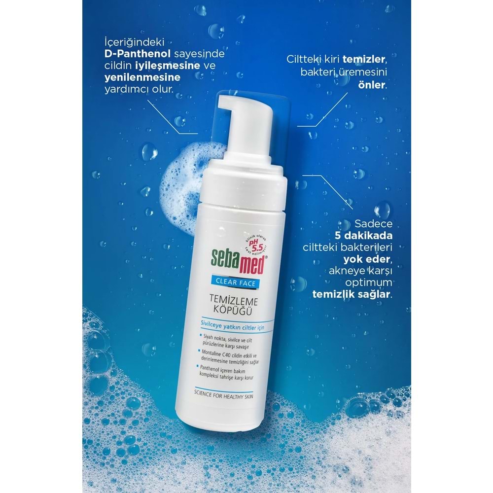 Sebamed Clear Face Yüz Temizleme Köpüğü 150ML (6 Lı Set)