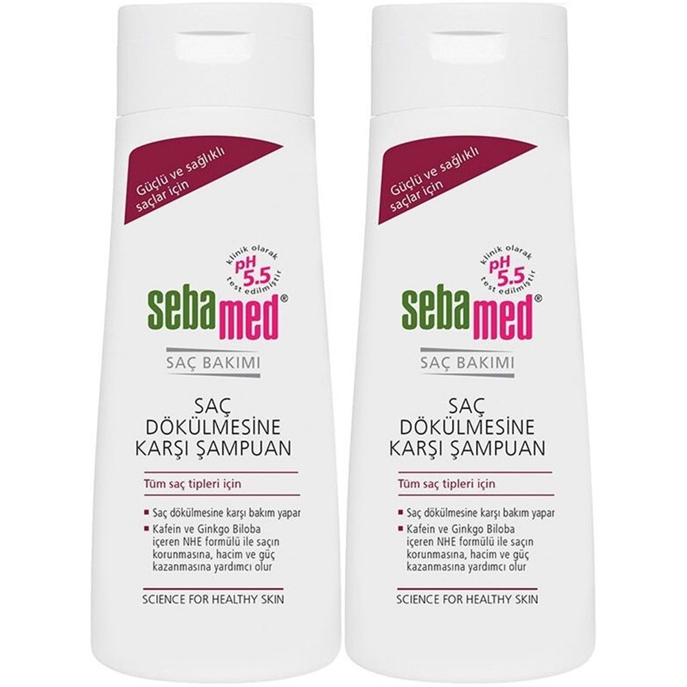 Sebamed Şampuan 200ML Saç Dökülmesine Karşı (Tüm Saç Tipleri için) (2 Li Set)