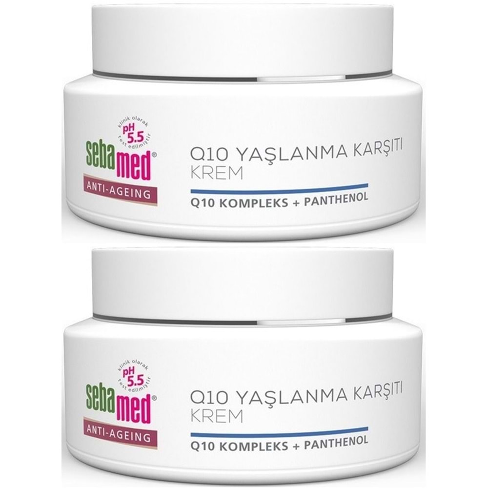 Sebamed Q10 Yaşlanma ve Kırışıklık Karşıtı Koruyucu Anti-Age Krem 50ML (2 Li Set)
