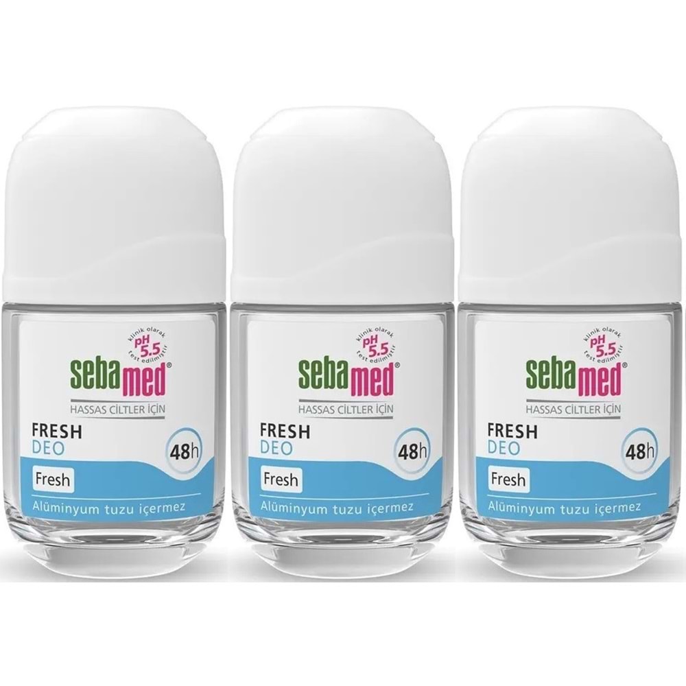 Sebamed Roll-On 50ML Fresh (3 Lü Set)