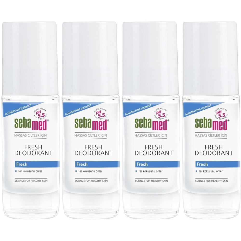 Sebamed Roll-On 50ML Fresh (4 Lü Set)