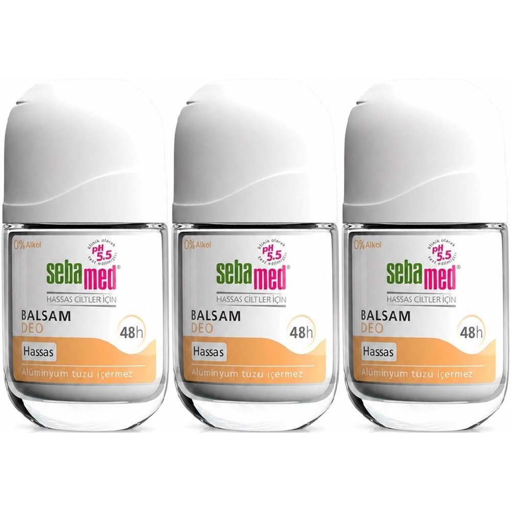 Sebamed Roll-On 50ML Balsam Hassas/Sensitive (3 Lü Set)