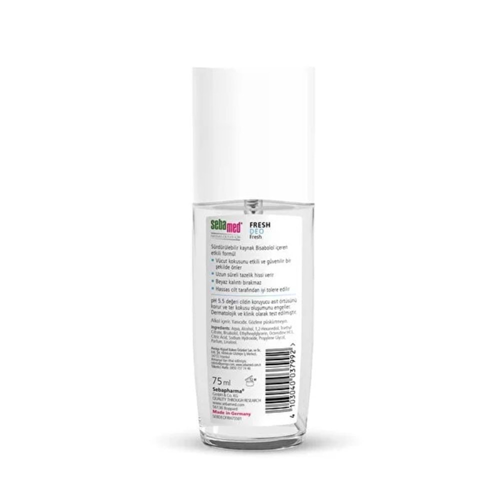 Sebamed Deodorant Sprey 75 ML Fresh (2 Li Set)