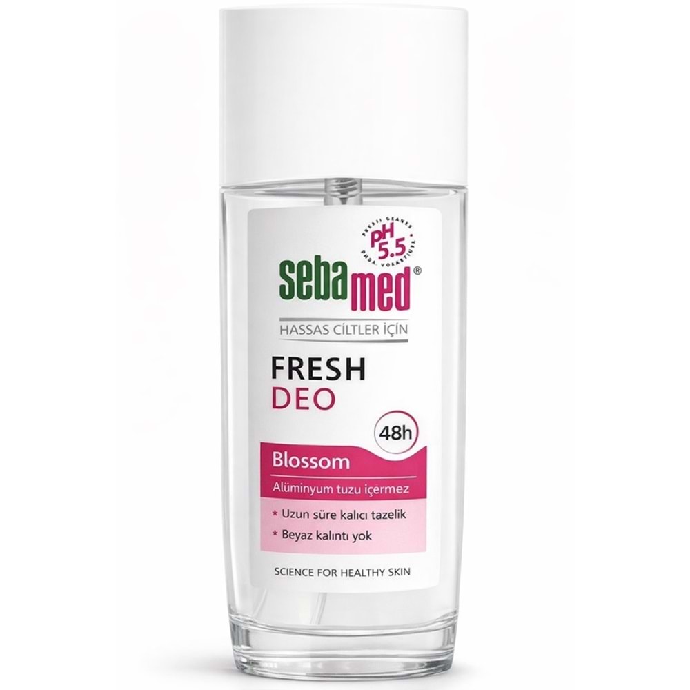 Sebamed Deodorant Sprey 75 ML Fresh Blossom (4 Lü Set)