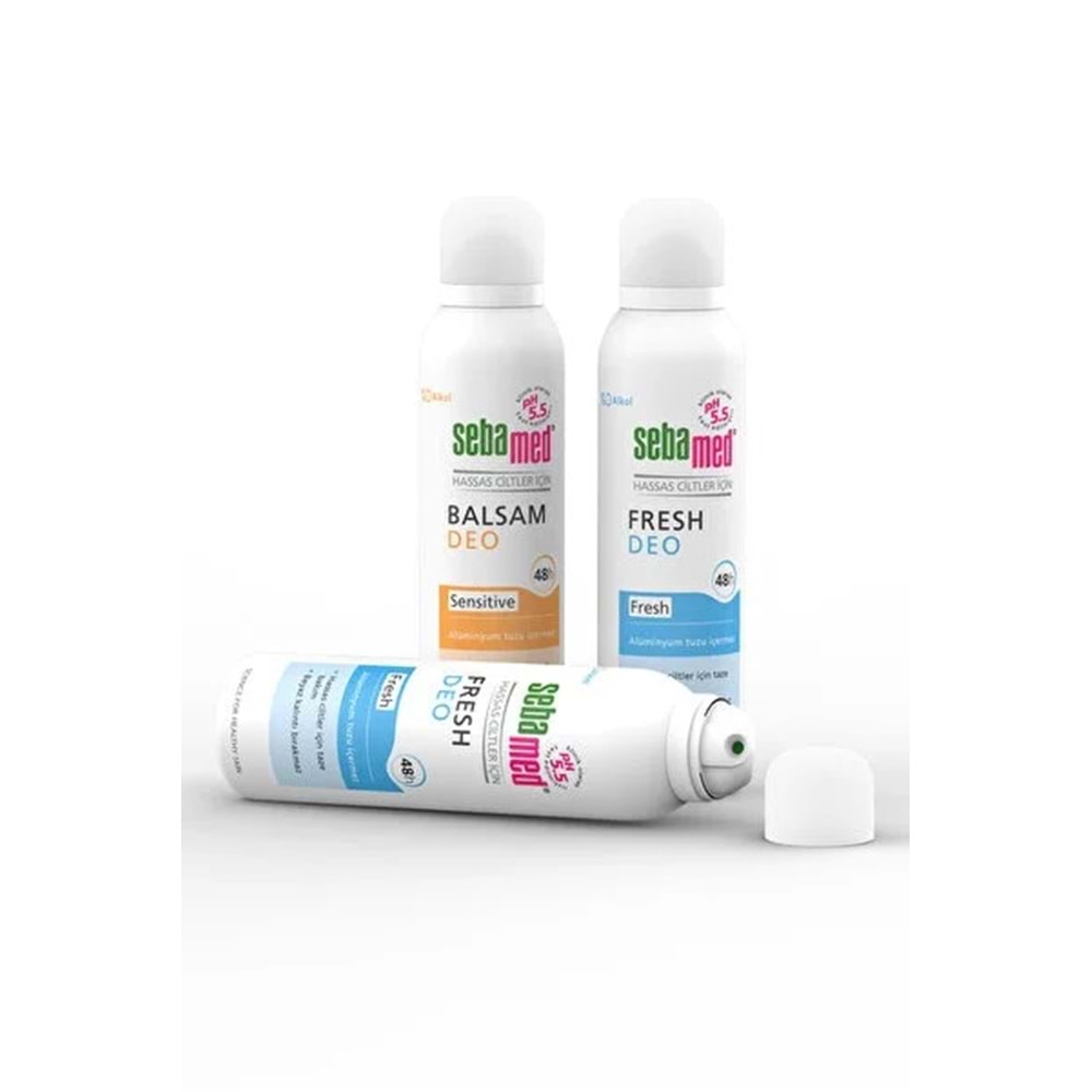 Sebamed Deodorant Aerosol 150 ML Balsam - Sensitive/Hassas (2 Li Set)