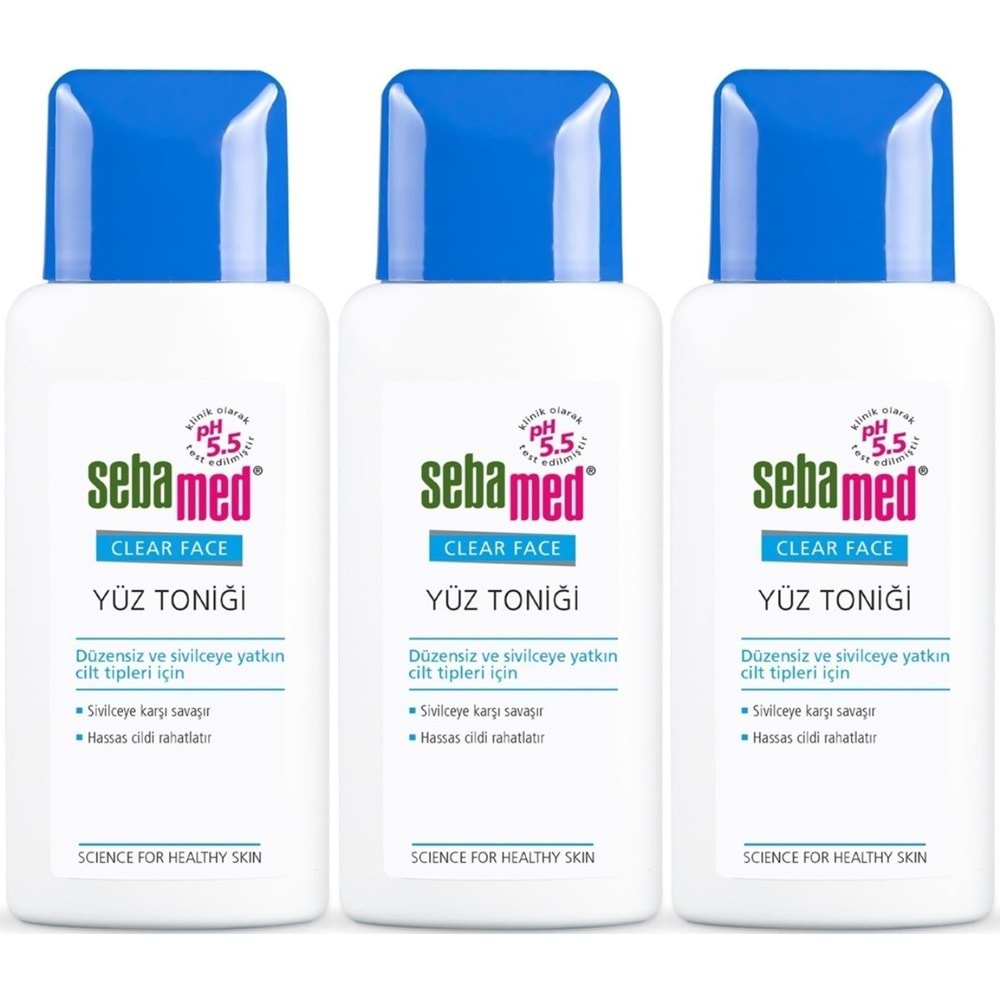 Sebamed Clear Face Yüz Temizleyici Toniği 200ML (3 Lü Set)