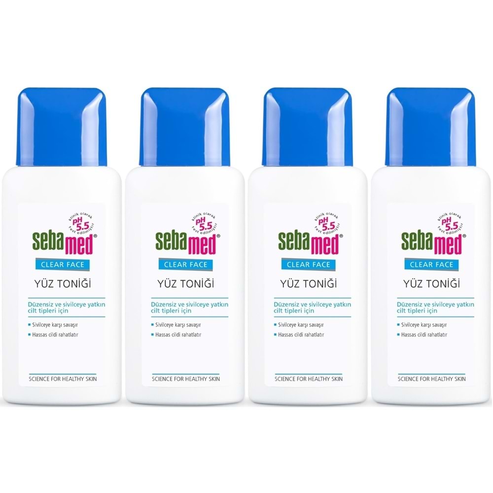 Sebamed Clear Face Yüz Temizleyici Toniği 200ML (4 Lü Set)