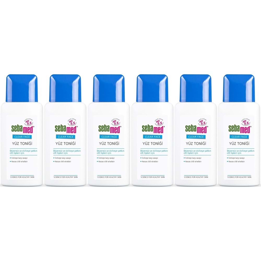 Sebamed Clear Face Yüz Temizleyici Toniği 200ML (6 Lı Set)