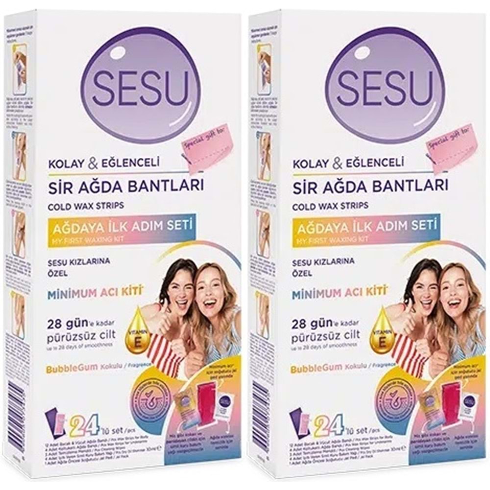 Sesu Sir Ağda Bandı 24 Lü Pk (Ağdaya İlk Adım Serisi) (2 Li Set)