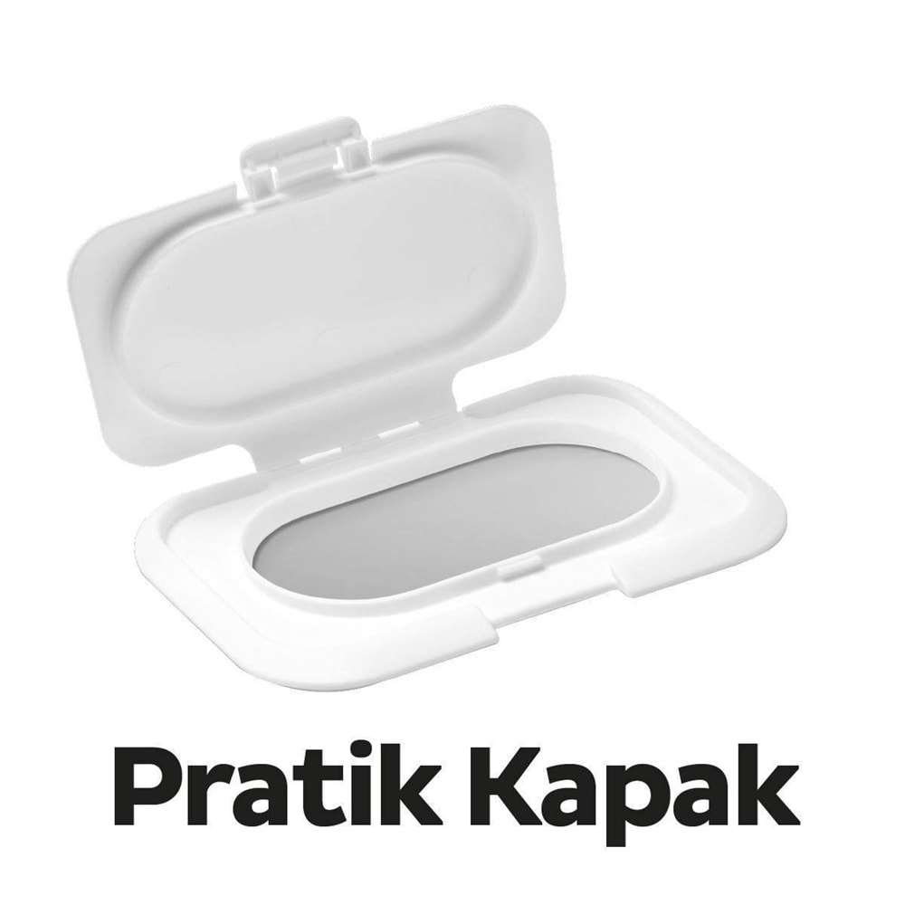 Sleepy Islak Havlu Mendil Bio Natural 40 Yaprak Yeni Doğan (6 Lı Set) Plastik Kapaklı 240 Yaprak