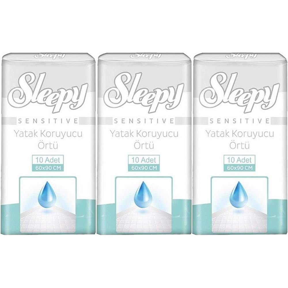 Sleepy Yetişkin Yatak Koruyucu 60*90CM 30 Adet (3PK*10)