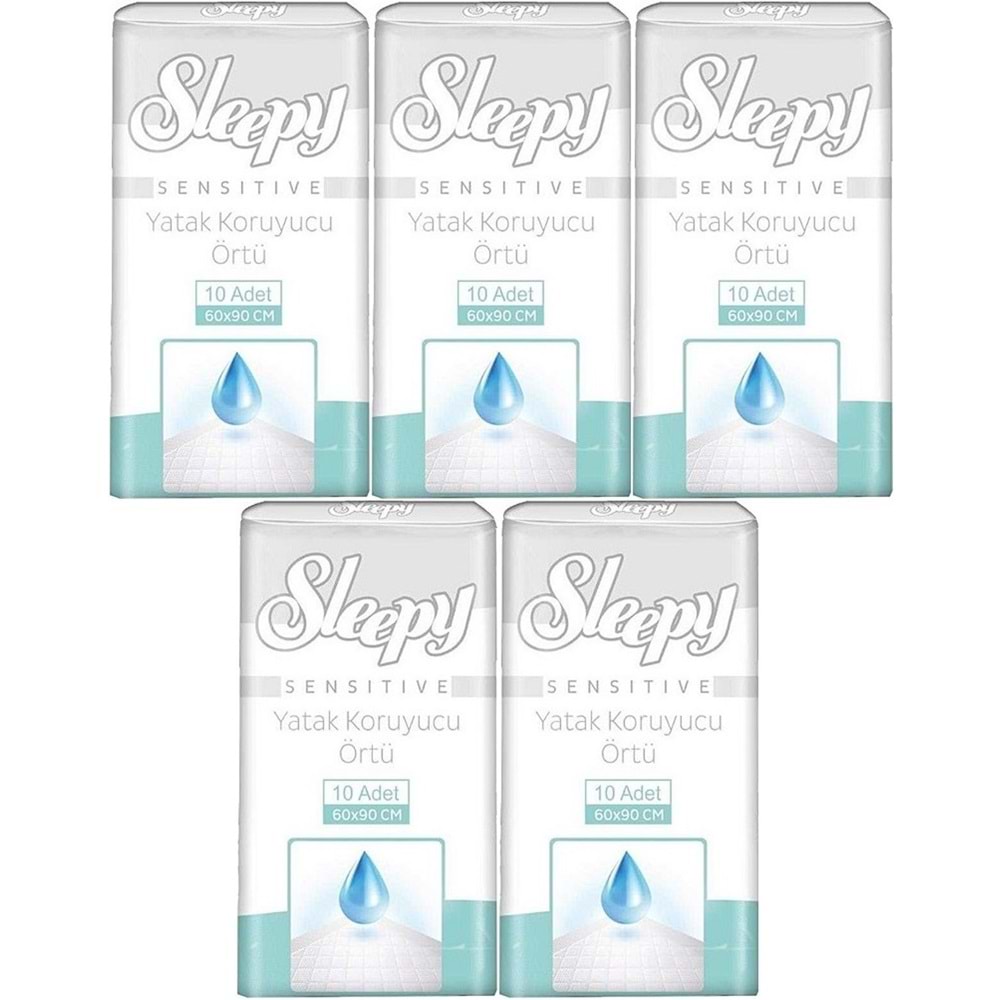 Sleepy Yetişkin Yatak Koruyucu 60*90CM 50 Adet (5PK*10)