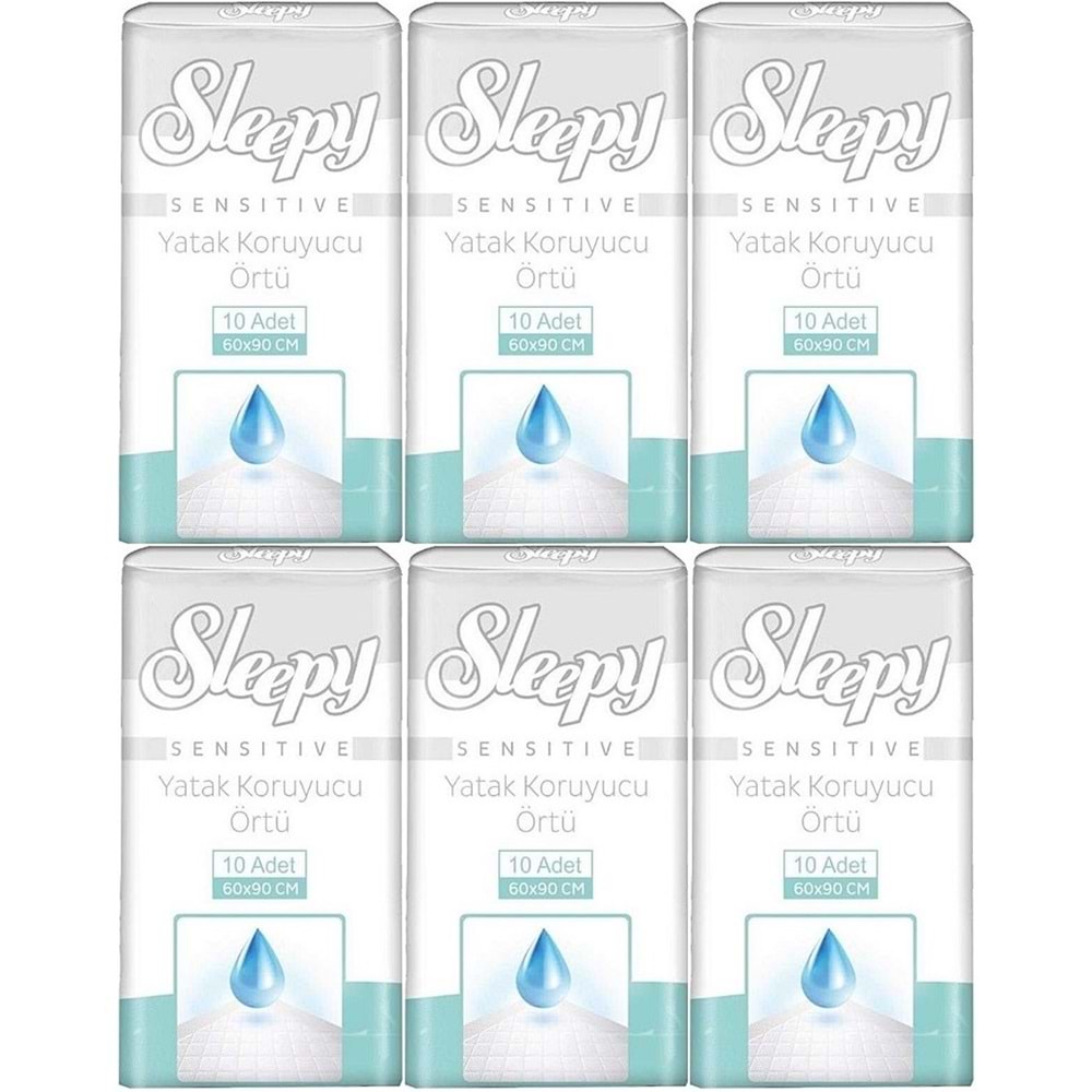 Sleepy Yetişkin Yatak Koruyucu 60*90CM 60 Adet (6PK*10)