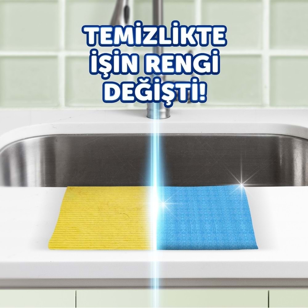 Solo Hijyenik Temizlik Bezi (İç adet 20 Li) (Kokusuz ve Hızla Kuruyan) (3 Lü Set)