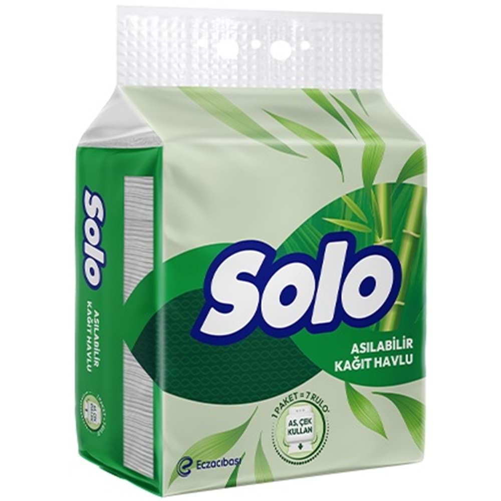Solo Asılabilir Kağıt Havlu (Hijyenik ve Pratik Kullanım İçin Uygun) (2 Li Set)