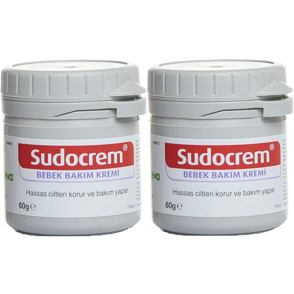 Sudocrem Cilt Bebek Bakım - Pişik Kremi 60GR (2 Li Set)