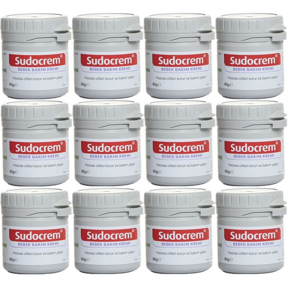 Sudocrem Cilt Bebek Bakım - Pişik Kremi 60GR (12 Li Set)