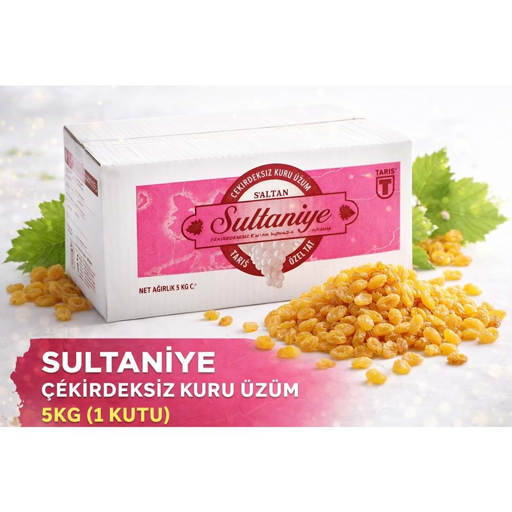 Tariş Sultaniye Çekirdeksiz Kuru Üzüm 20KG (4PK*5KG)