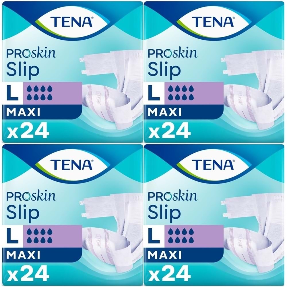 Tena Proskin Slip Maxi Bel Bantlı Yetişkin Bezi L - Büyük - Large 96 Adet