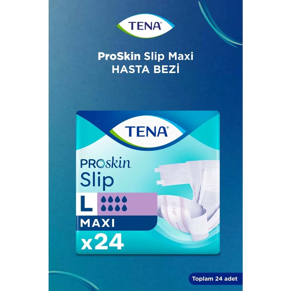 Tena Proskin Slip Maxi Bel Bantlı Yetişkin Bezi L - Büyük - Large 96 Adet