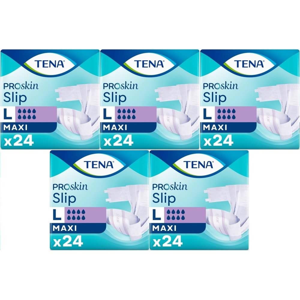 Tena Proskin Slip Maxi Bel Bantlı Yetişkin Bezi L - Büyük - Large 120 Adet
