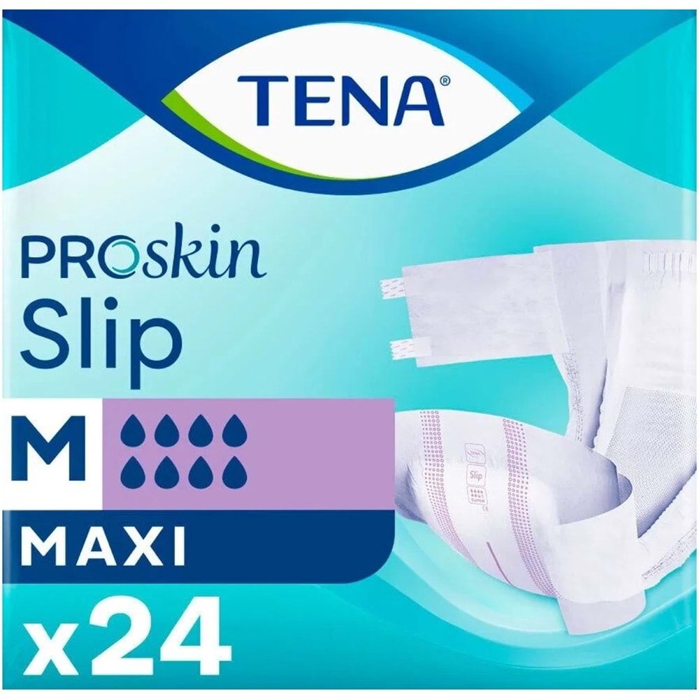 Tena Proskin Slip Maxi Bel Bantlı Yetişkin Bezi M - Orta - Medium 96 Adet
