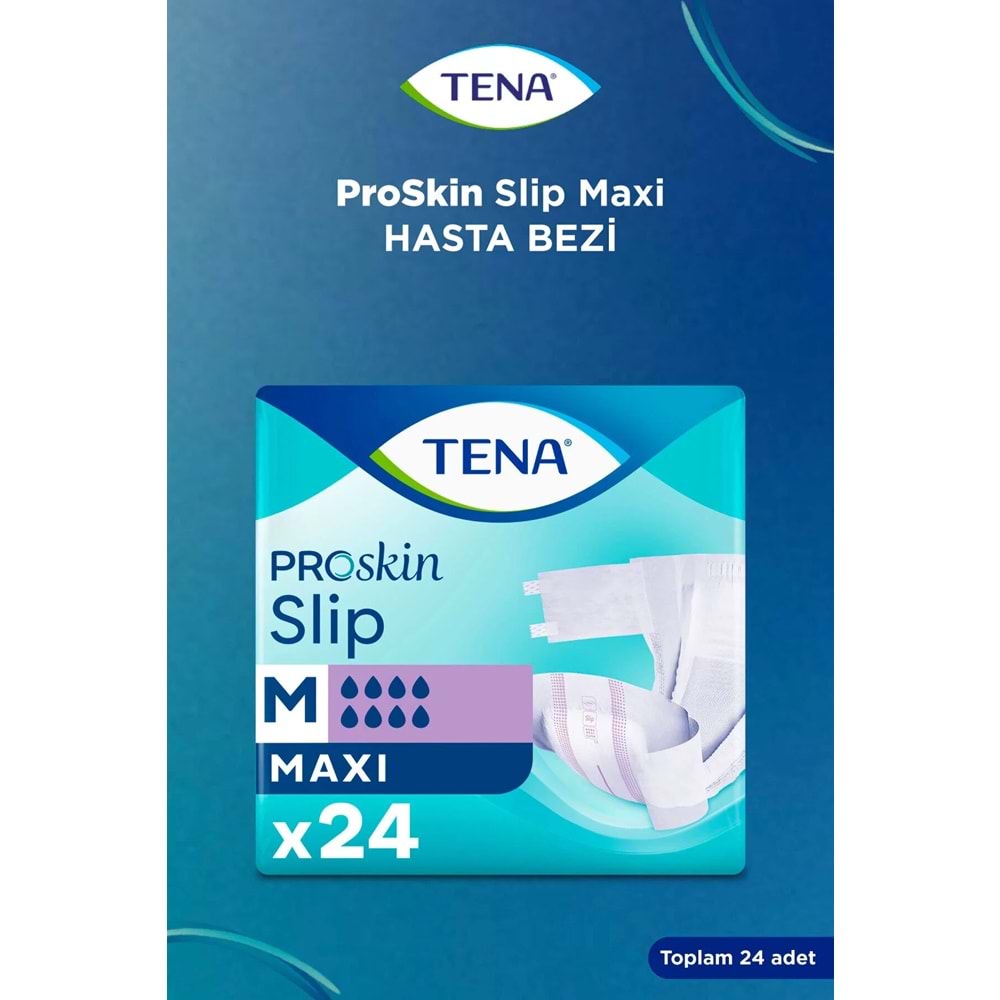 Tena Proskin Slip Maxi Bel Bantlı Yetişkin Bezi M - Orta - Medium 96 Adet