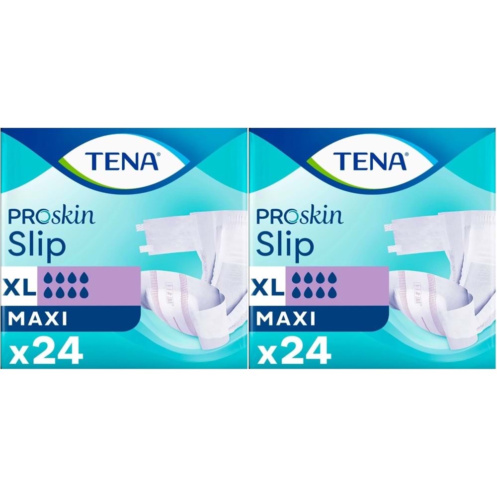 Tena Proskin Slip Maxi Bel Bantlı Yetişkin Bezi XL - Ekstra Large - Extra Large 48 Adet