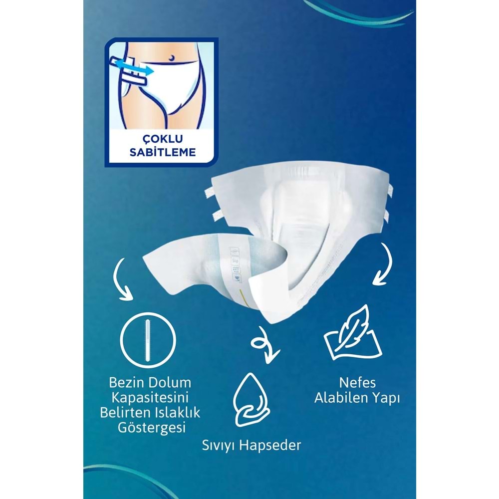 Tena Proskin Slip Maxi Bel Bantlı Yetişkin Bezi XL - Ekstra Large - Extra Large 48 Adet